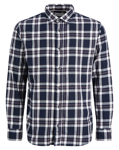 Jack & Jones - JJDover Check Hemd - Navy Blazer